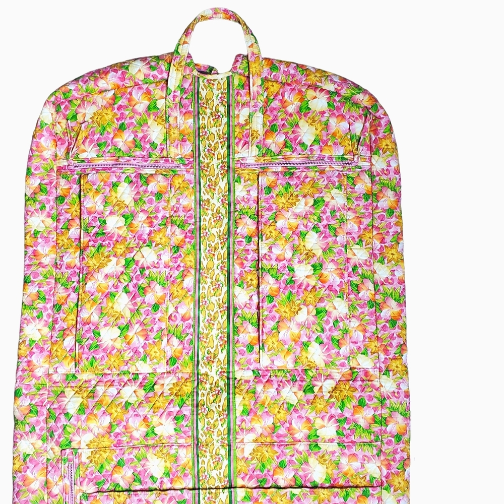 37b) ELIZABETH AUSTEN Vintage Floral Travel Garment Bag - Picture 9 of 11